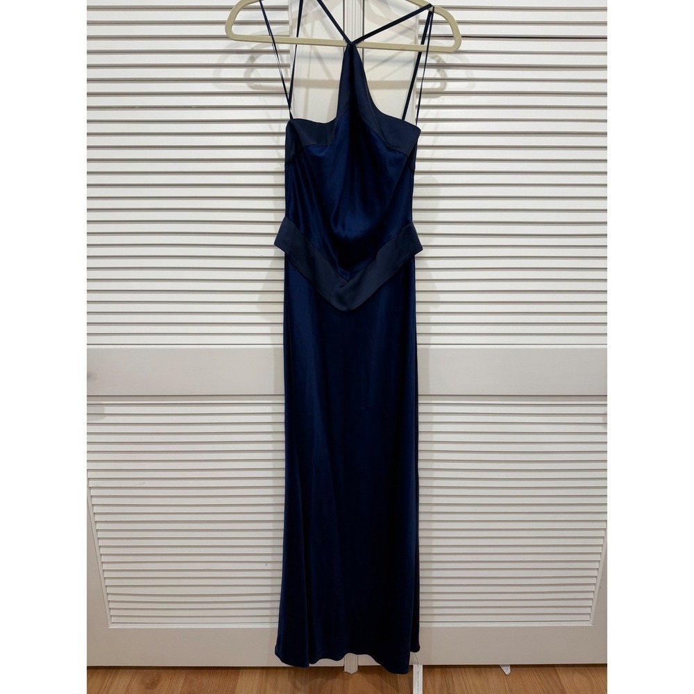New NWT Reformation Jillian Silk Pear Sz 4 - Picture 8 of 8